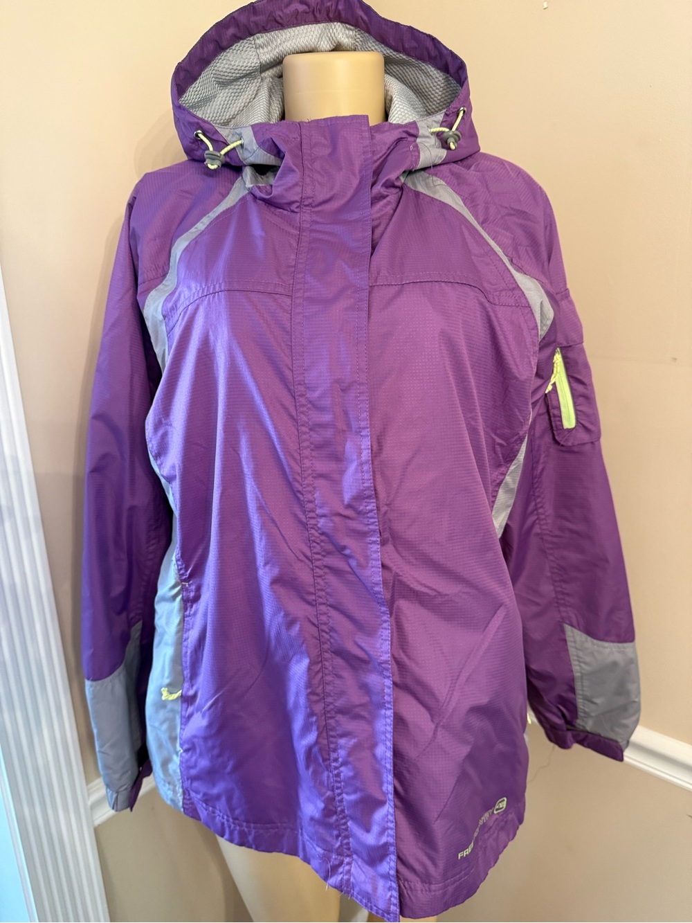 Free Country Purple Waterproof Lined Jacket 2X